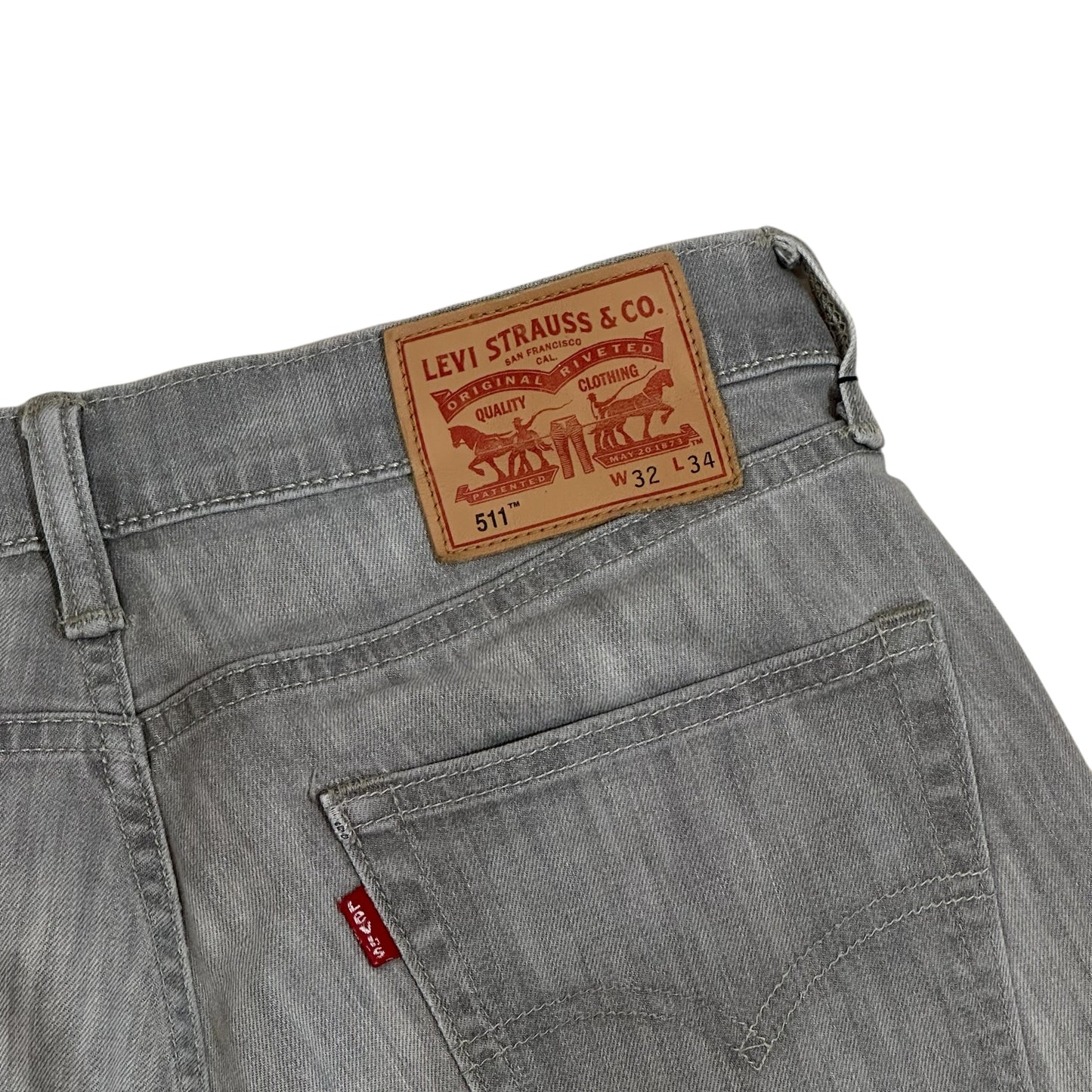 Levi’s 511 Slim Grey Washed Jeans