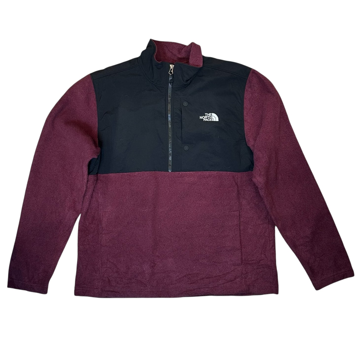 The North Face Denali Burgundy Quarter Zip Fleece
