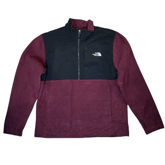 The North Face Denali Burgundy Quarter Zip Fleece