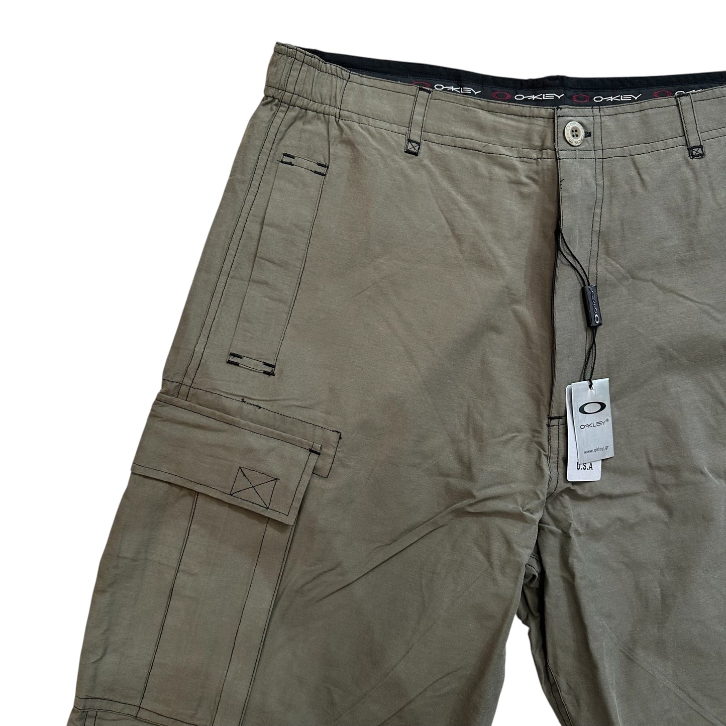 Oakley Khaki Dead Stock Cargo Shorts