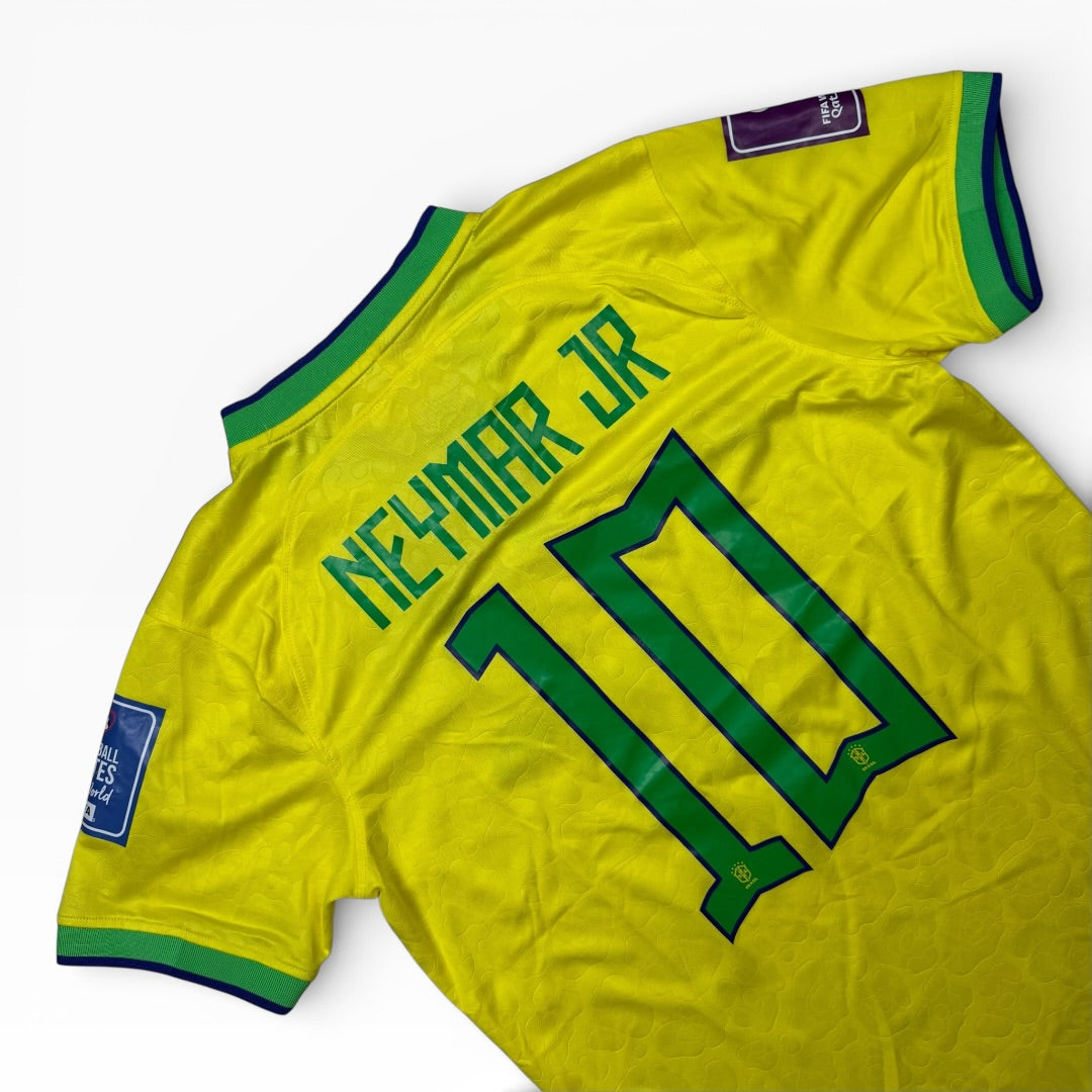 Brazil Neymar Jr #10 Nike Football Jersey (2022)