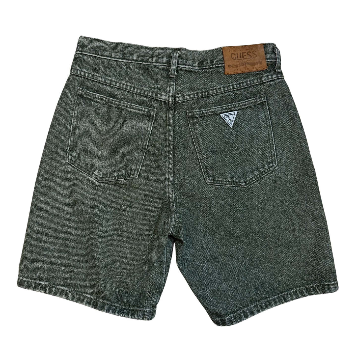 Vintage Guess Green Jean Shorts