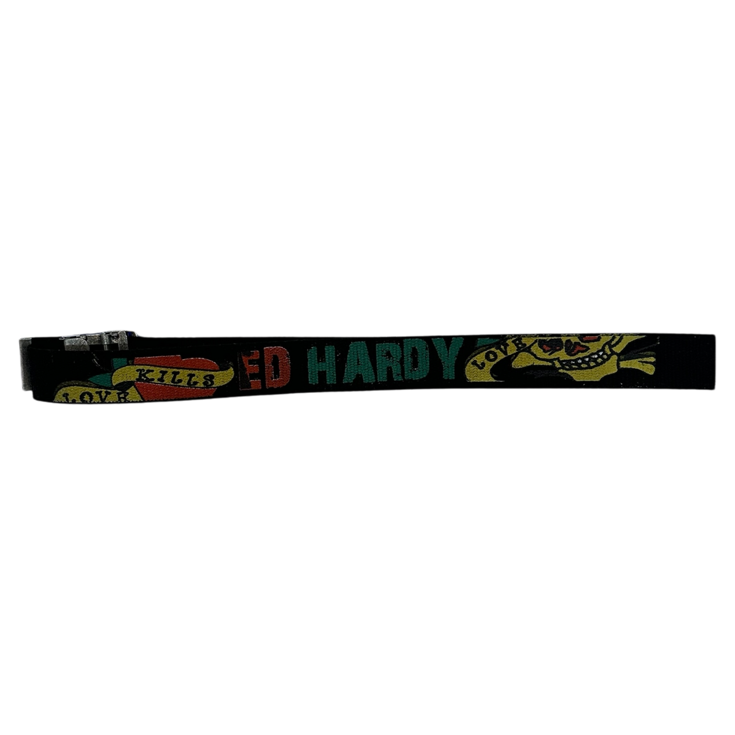 Ed Hardy By Christian Audigier Y2K Belt Unisex Black