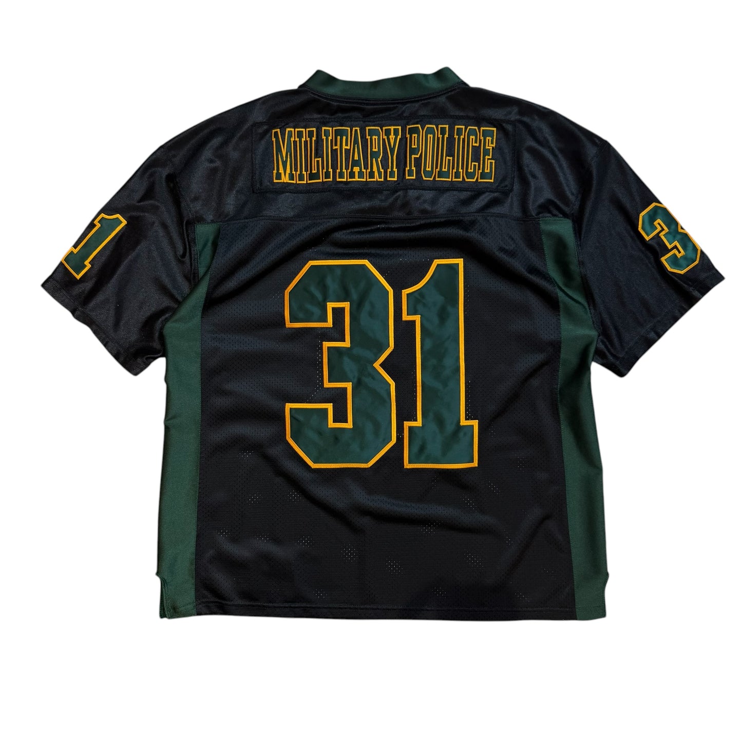Vintage Military Police #31 Mesh Football Jersey Black/Green