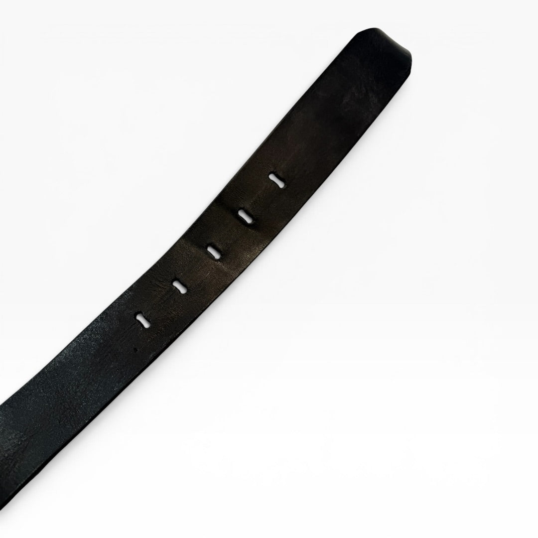 Vintage Diesel Black Leather Belt