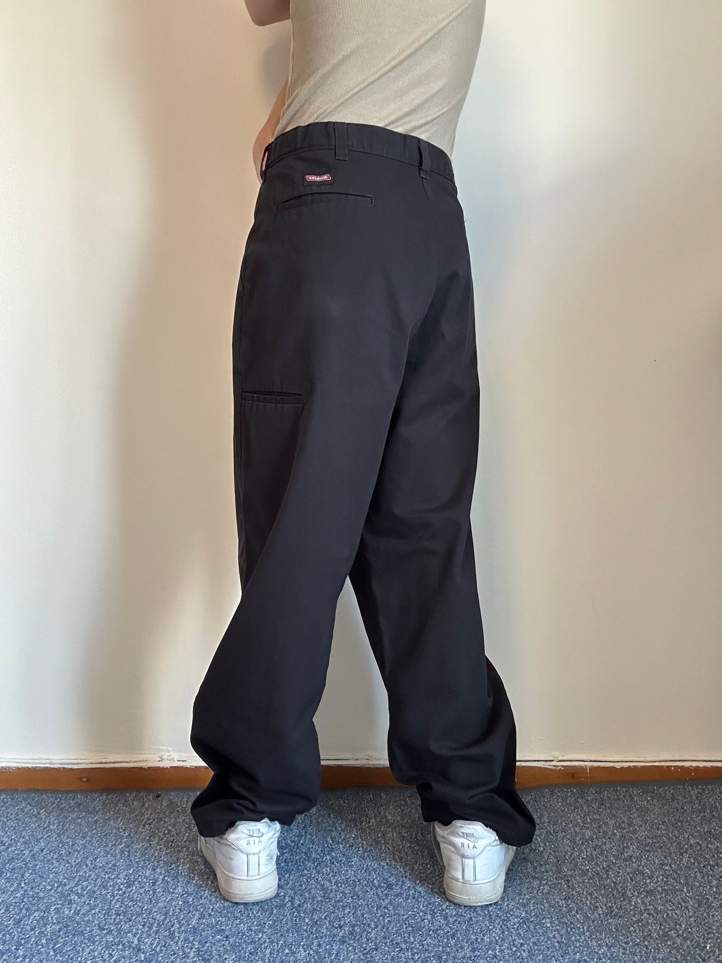 Dickies Baggy Black Trousers