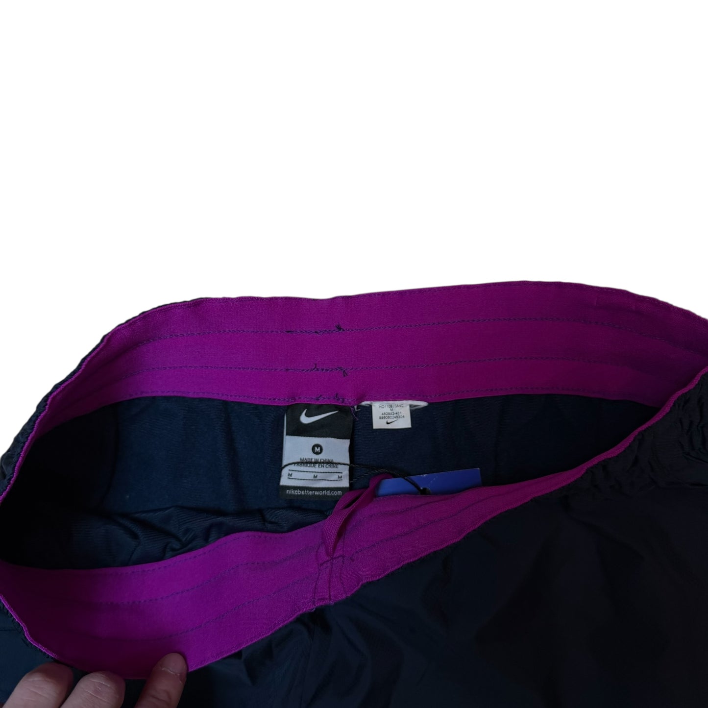 Vintage Nike Dark Blue Baggy Track Pants