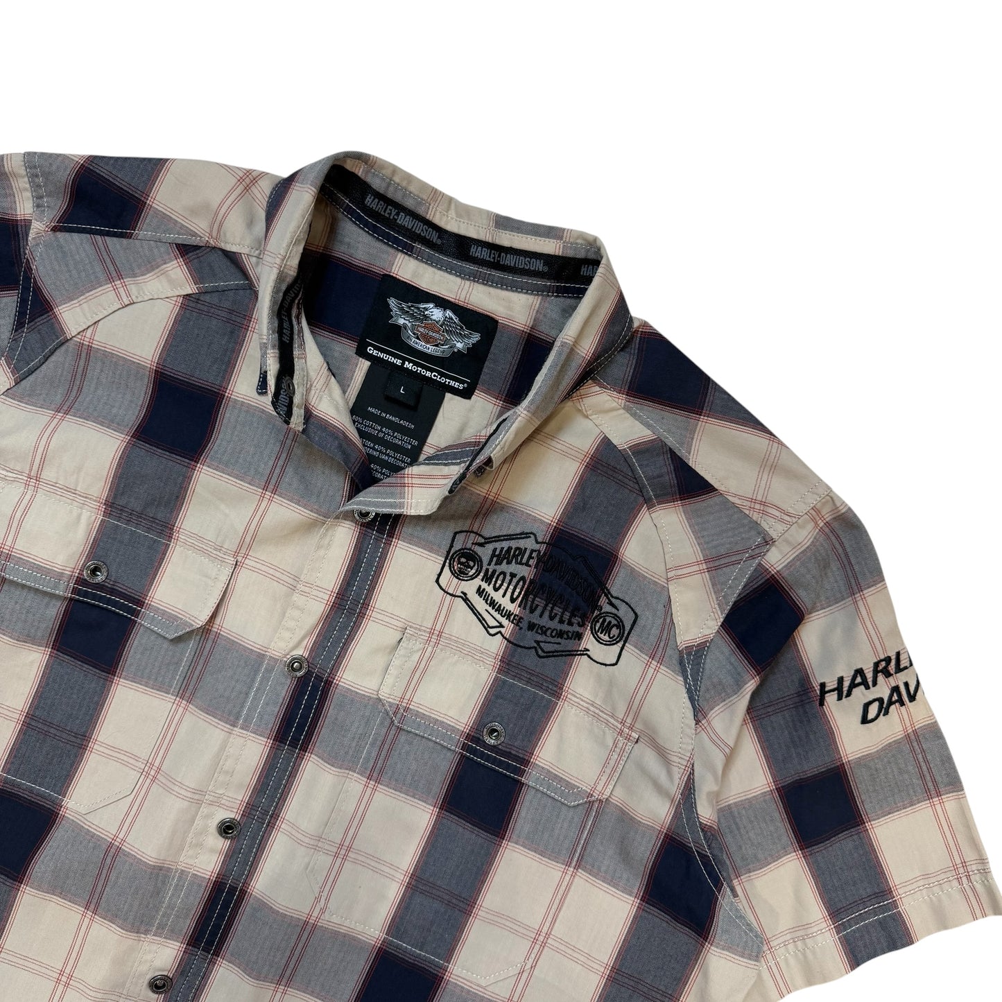 Harley Davidson Plaid Shirt