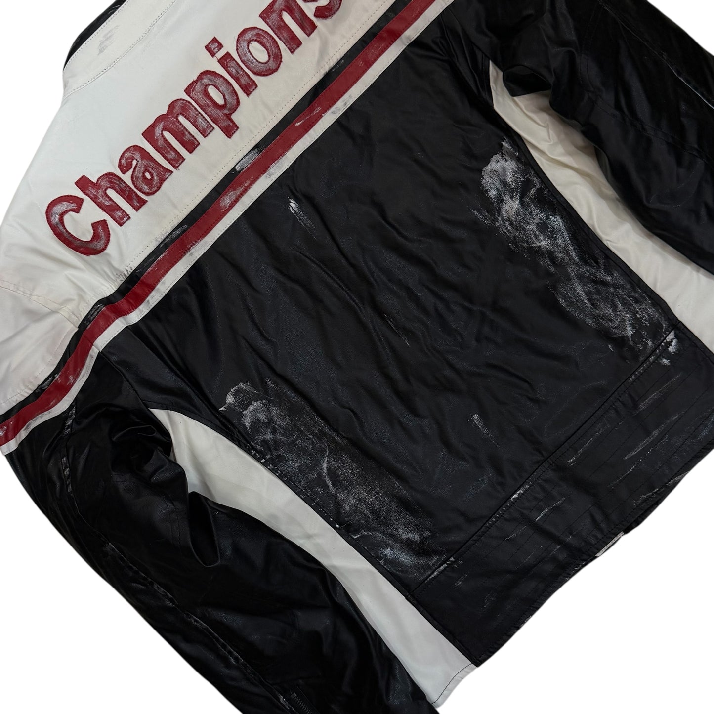 Vegan Leather Racing Jacket Dead Stock