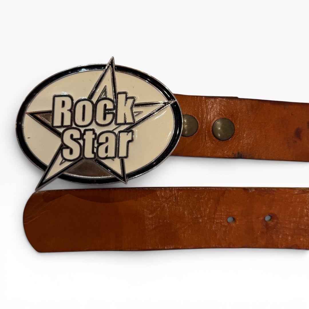 Vintage Waldes “Rock Star” Leather Belt