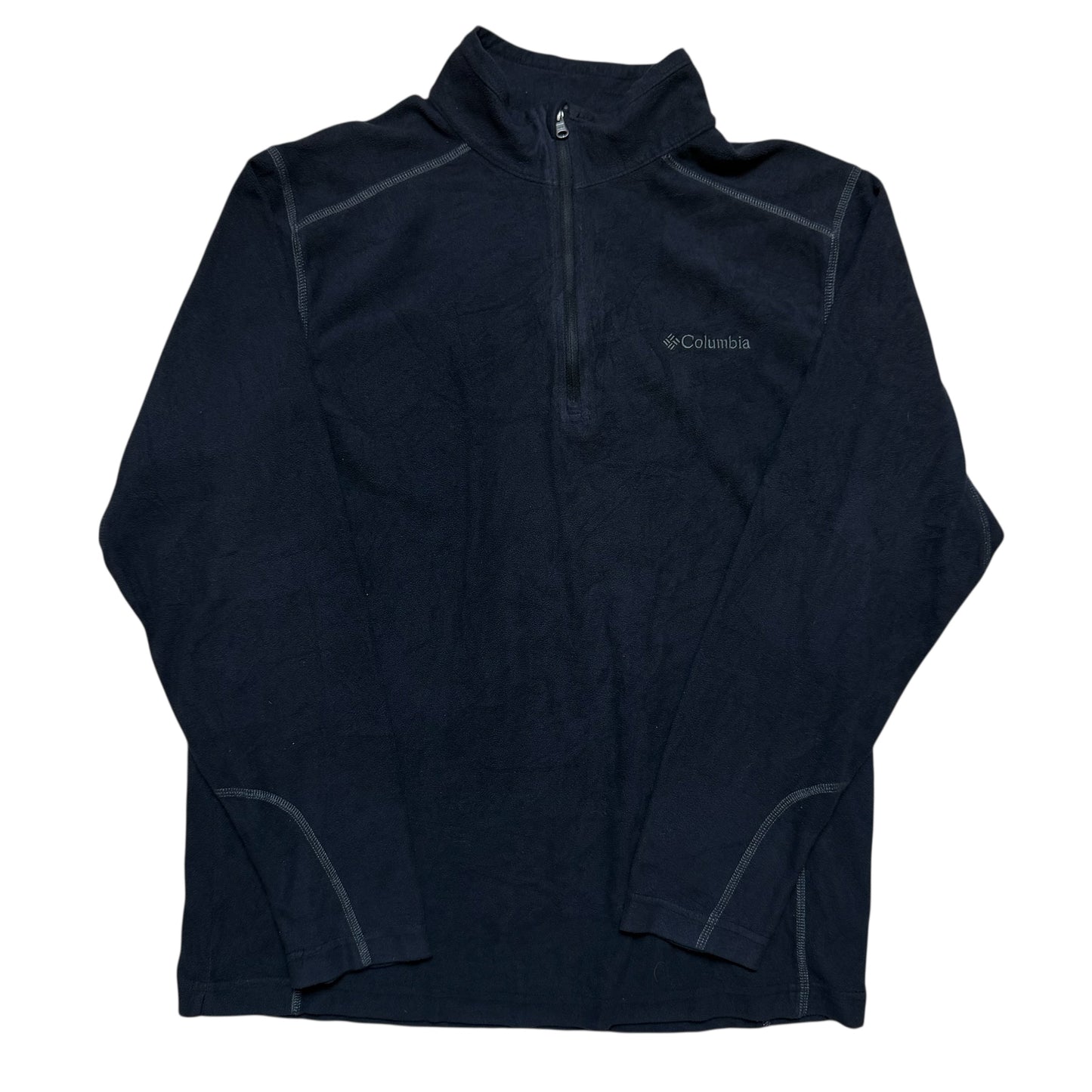 Columbia Black 1/4 Zip Fleece