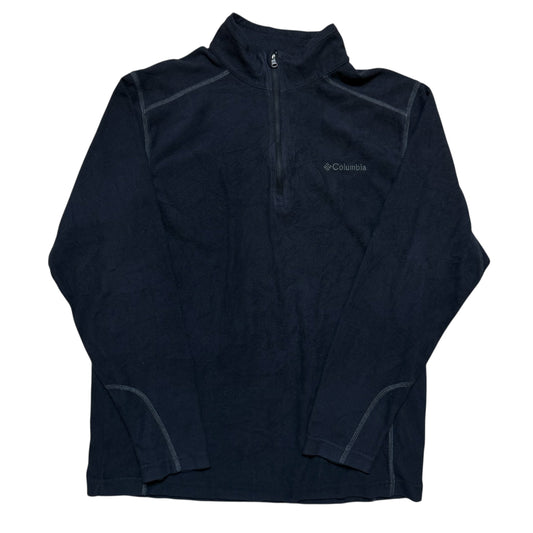 Columbia Black 1/4 Zip Fleece