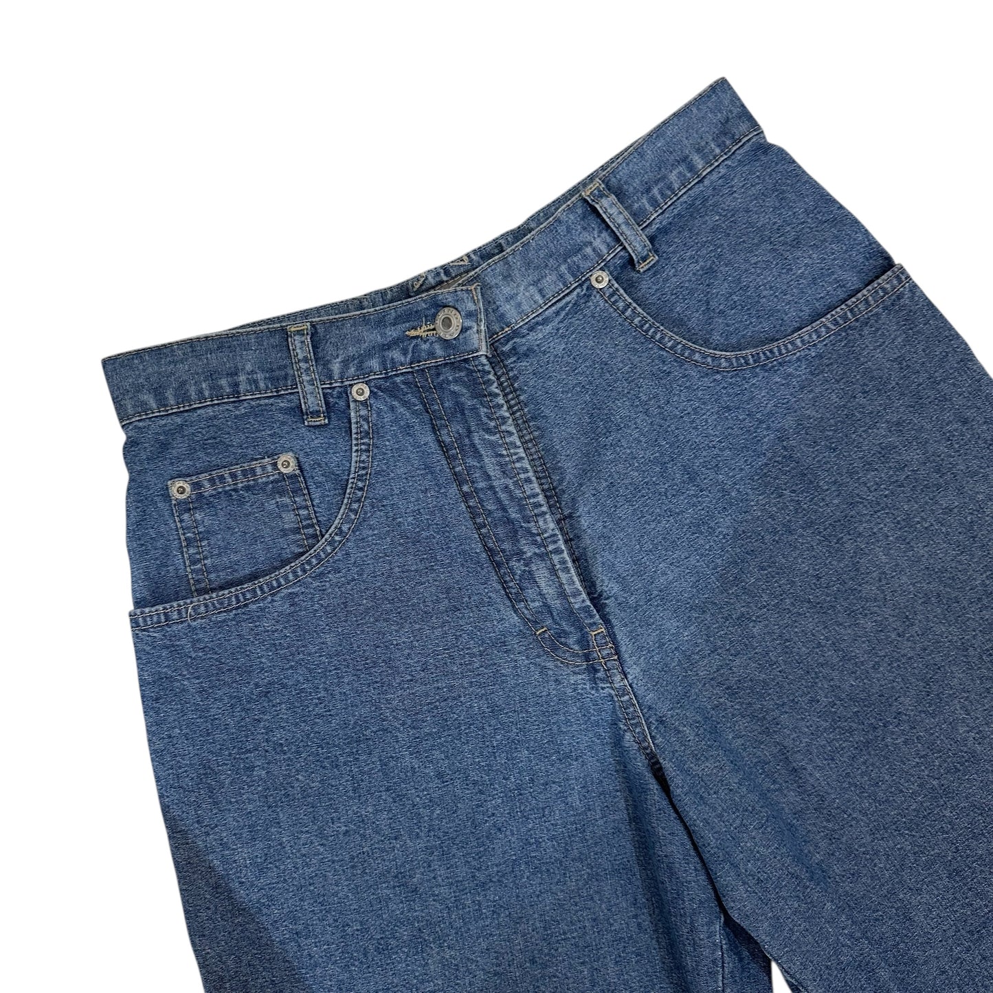 Vintage Loose Jean Bermuda