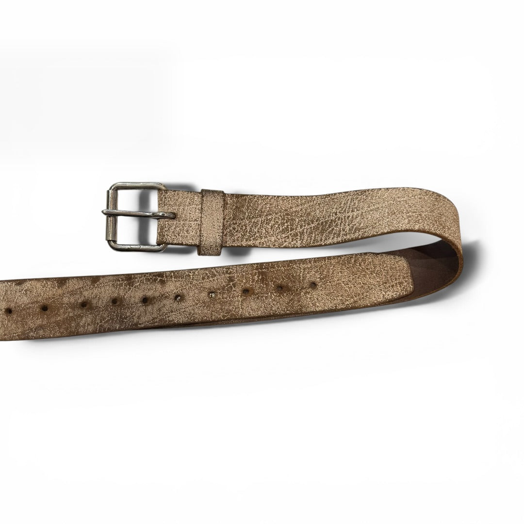 Vintage Silver Creek Distressed Leather Belt