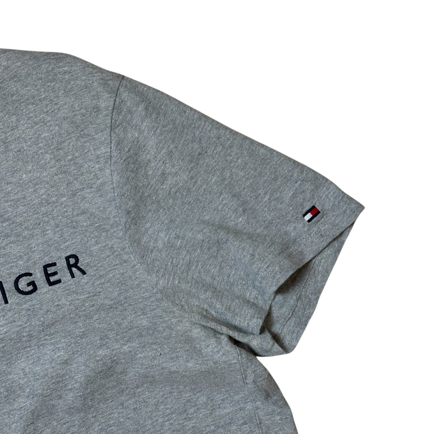Tommy Hilfiger Grey Vintage Embroidered T-Shirt