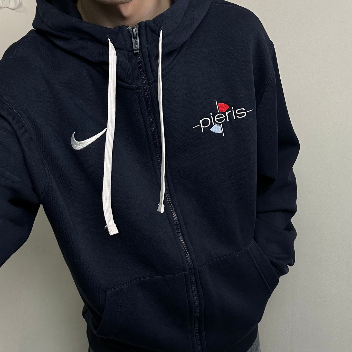 Nike Dark Blue Zip Up Hoodie