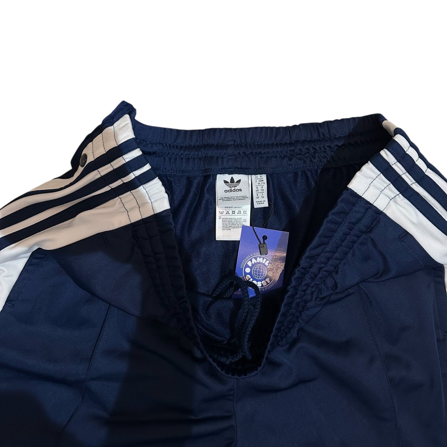 Adidas Baggy Track Pants with Buttons