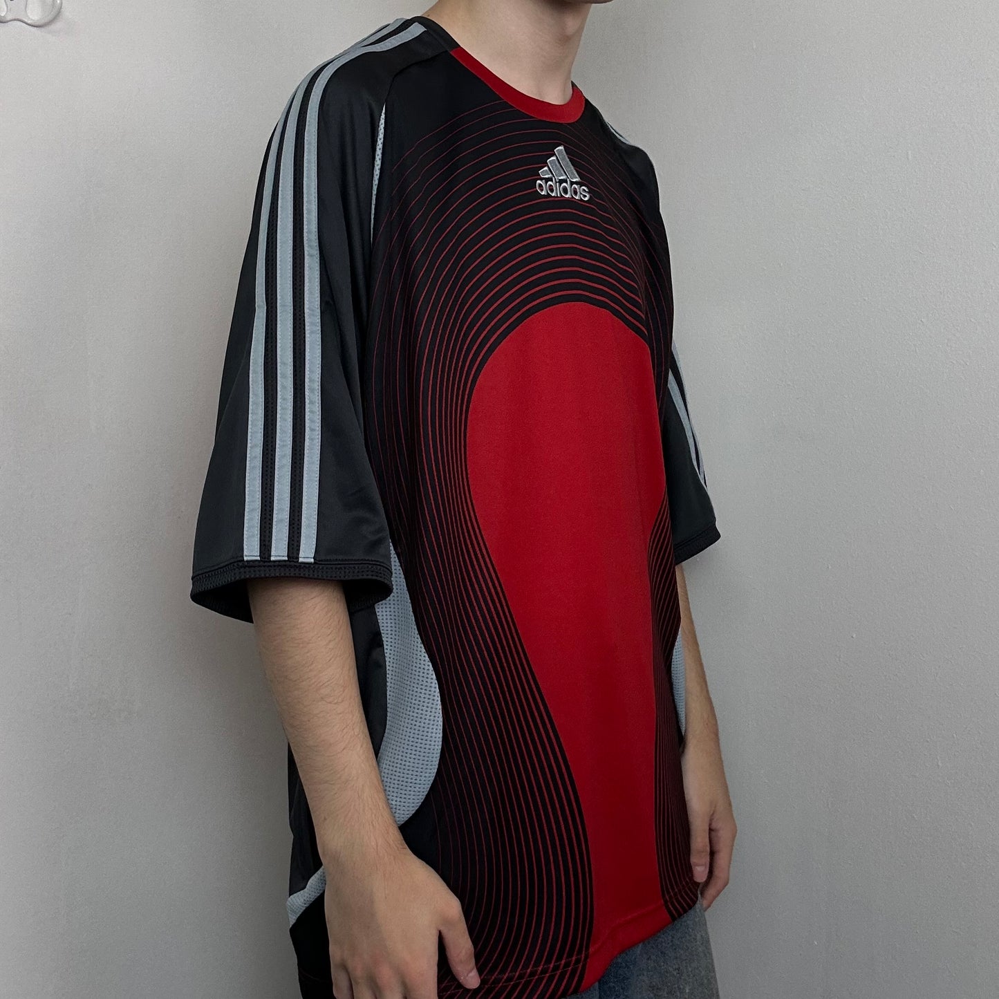 00s Adidas Football Baggy Tee