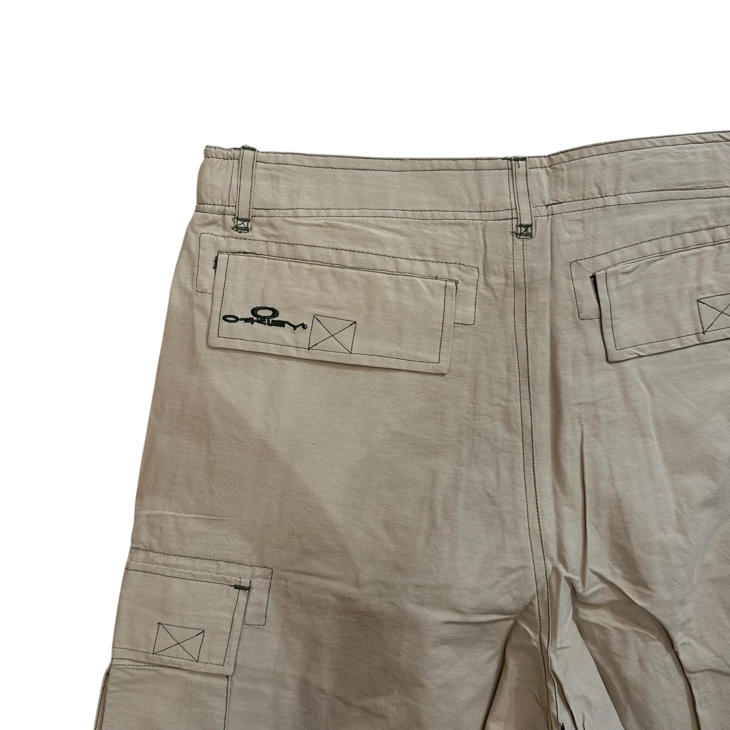 Oakley Beige Dead Stock Cargo Shorts