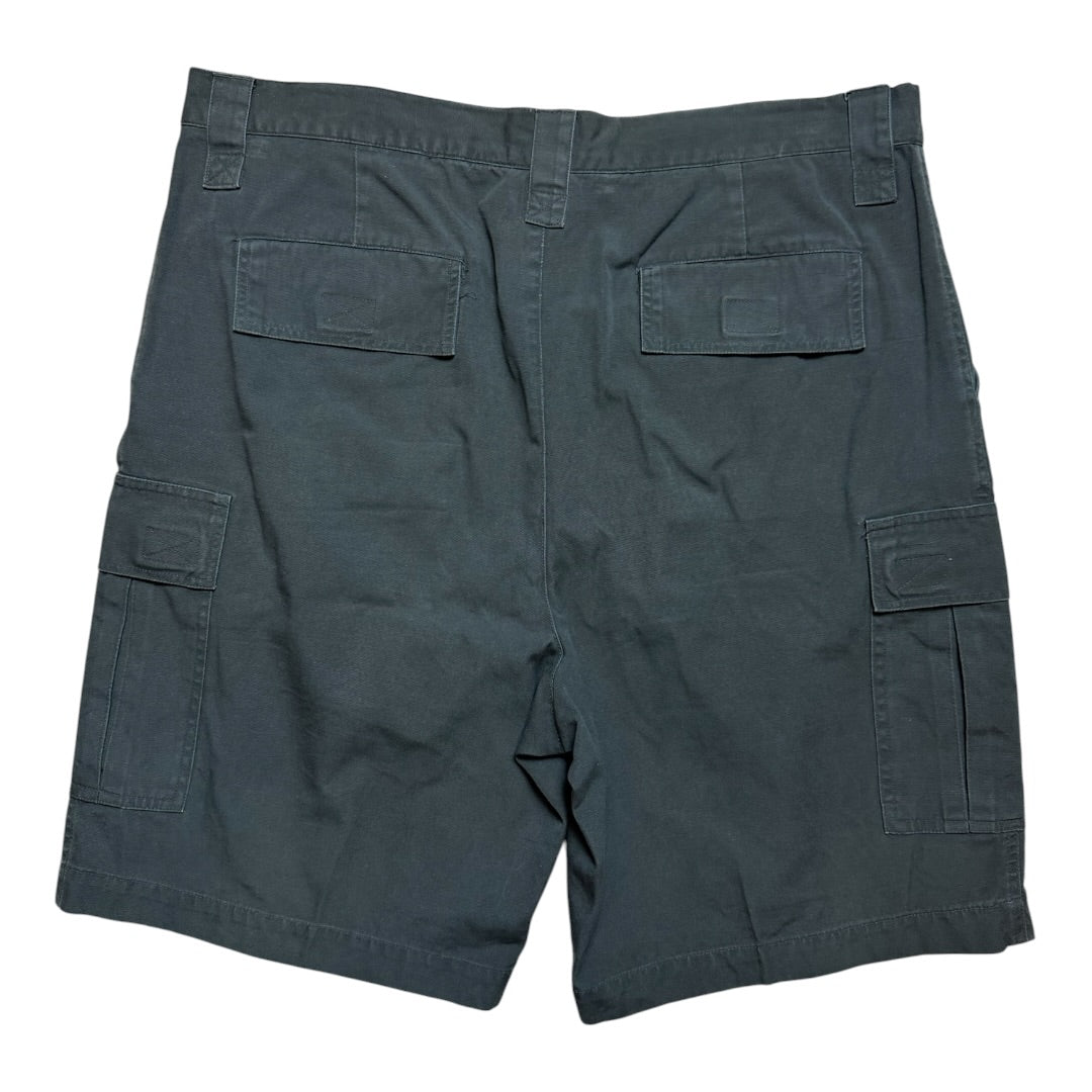 Vintage Khaki Cotton Cargo Shorts