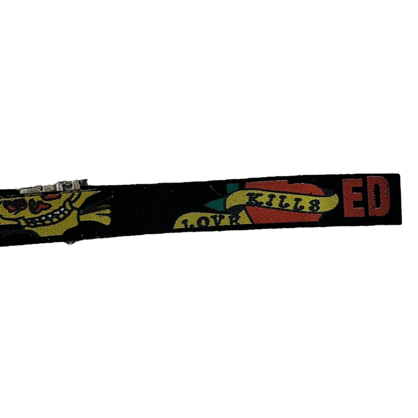 Ed Hardy By Christian Audigier Y2K Belt Unisex Black