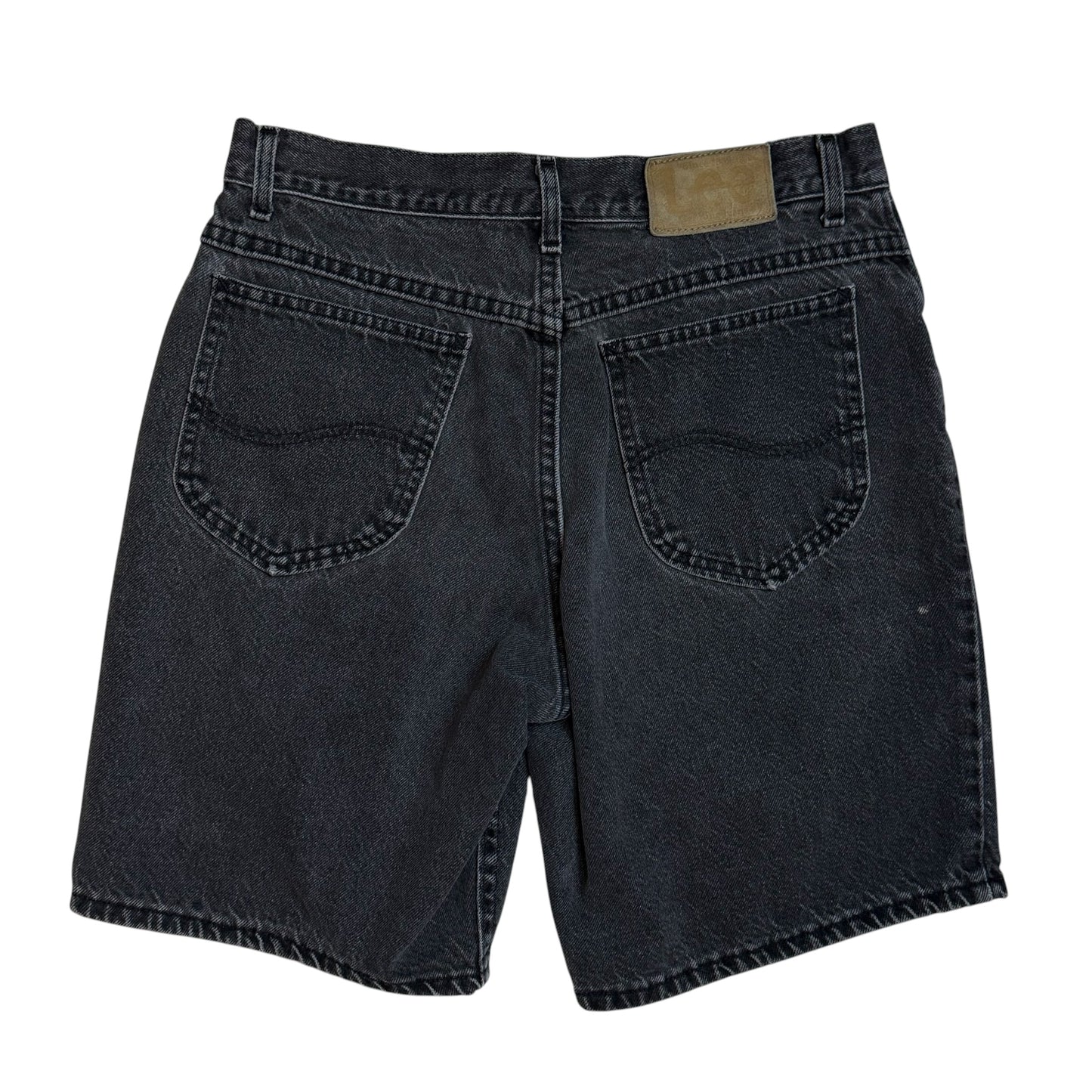 Lee Black Washed Jean Shorts
