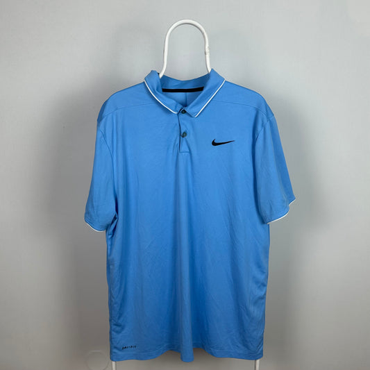 Nike Blue Dri-Fit Polo
