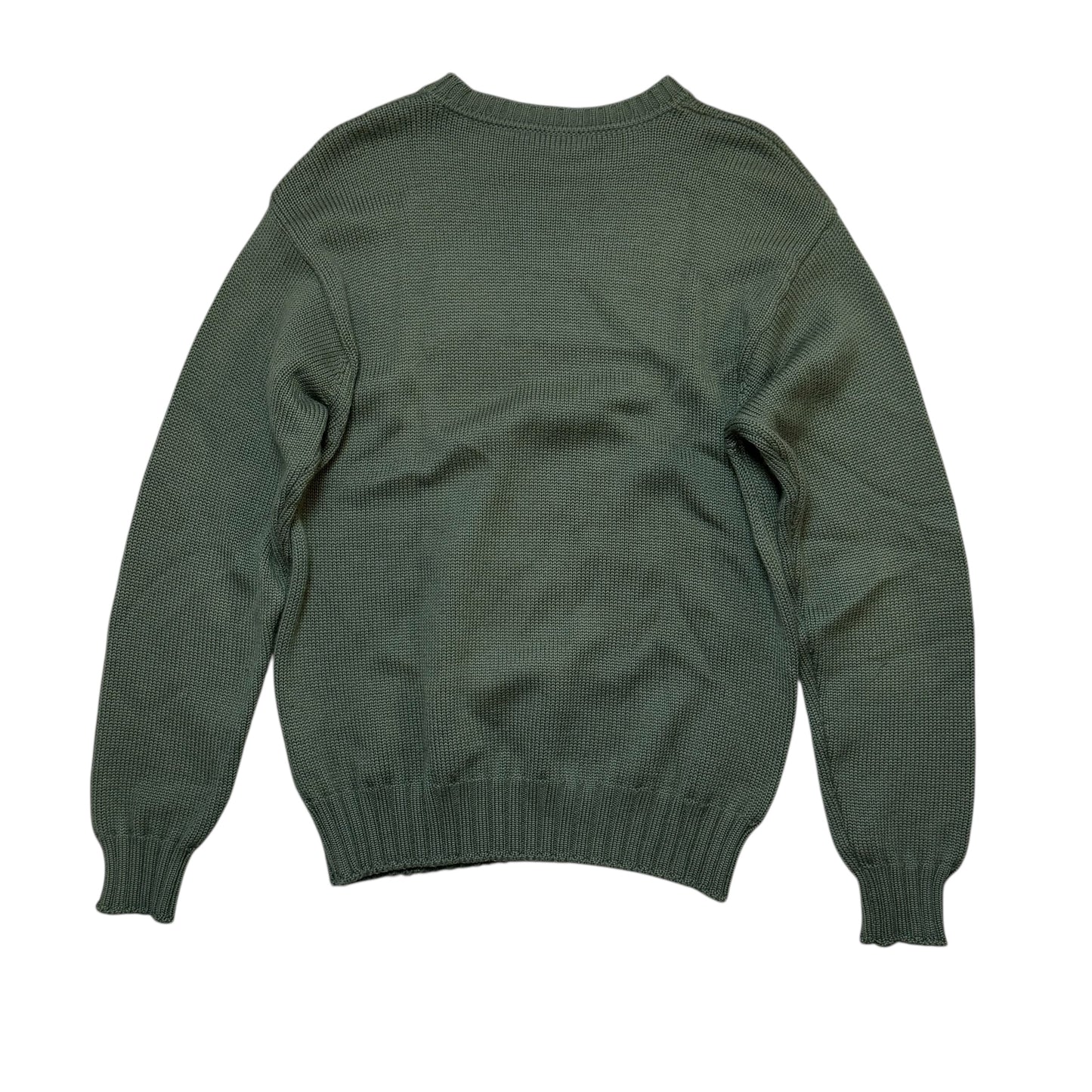 Vintage Diesel Khaki-Green Knit Sweater