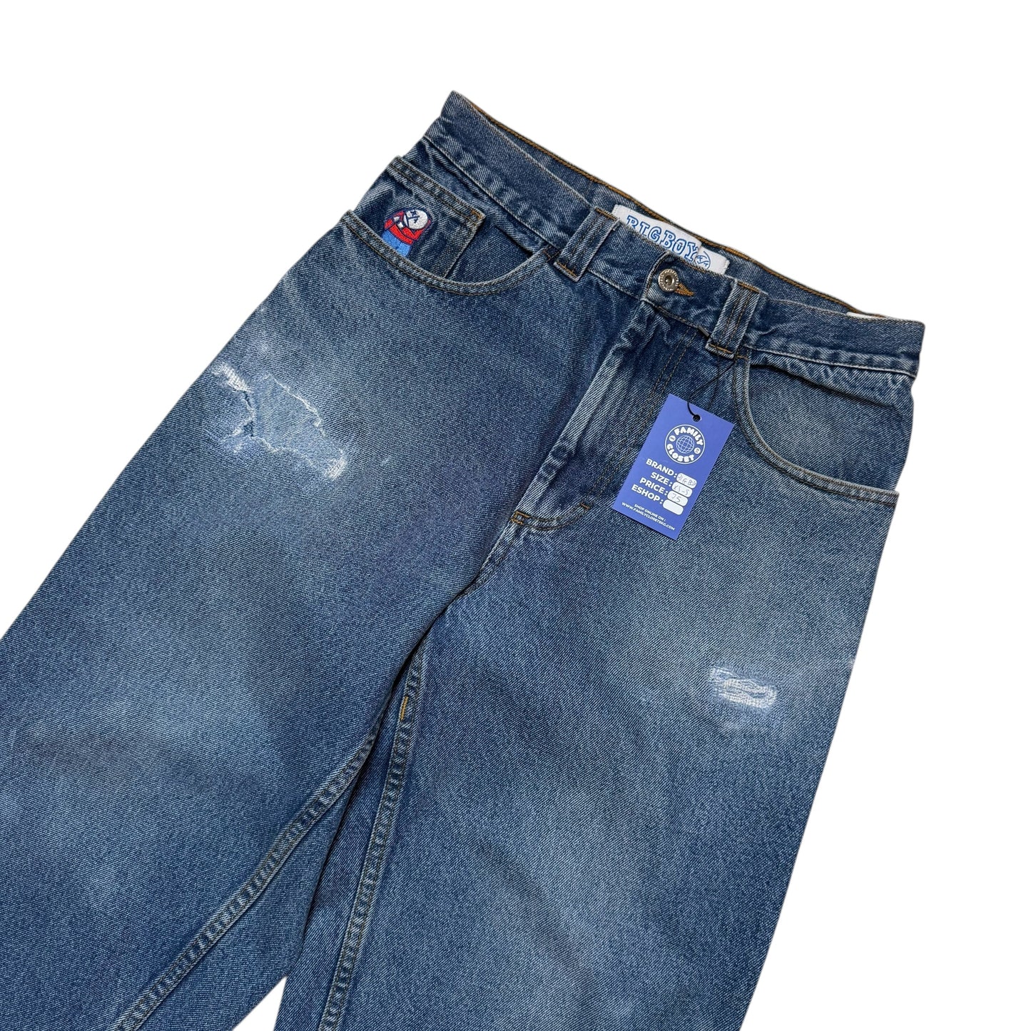 Big Boy Baggy Blue Jeans