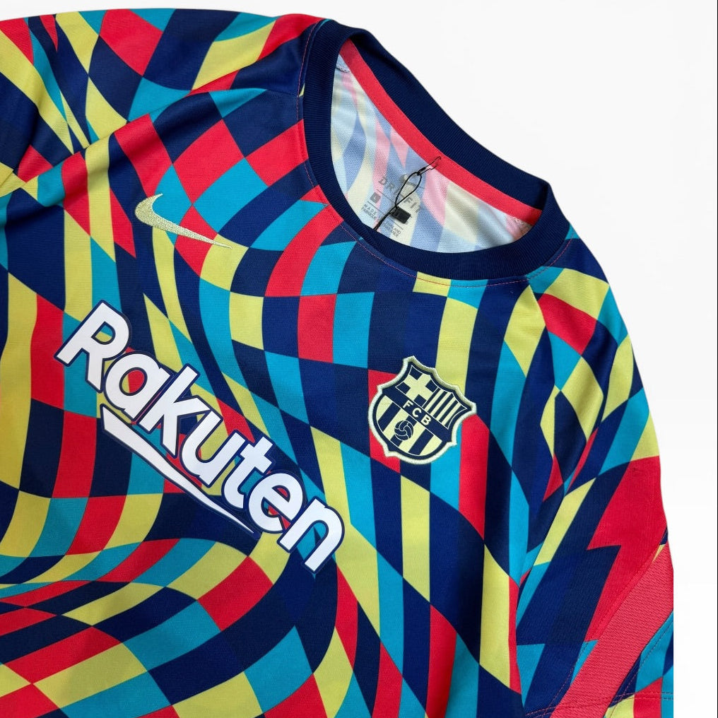 Nike FC Barcelona Rakuten Pre-Match Football Jersey