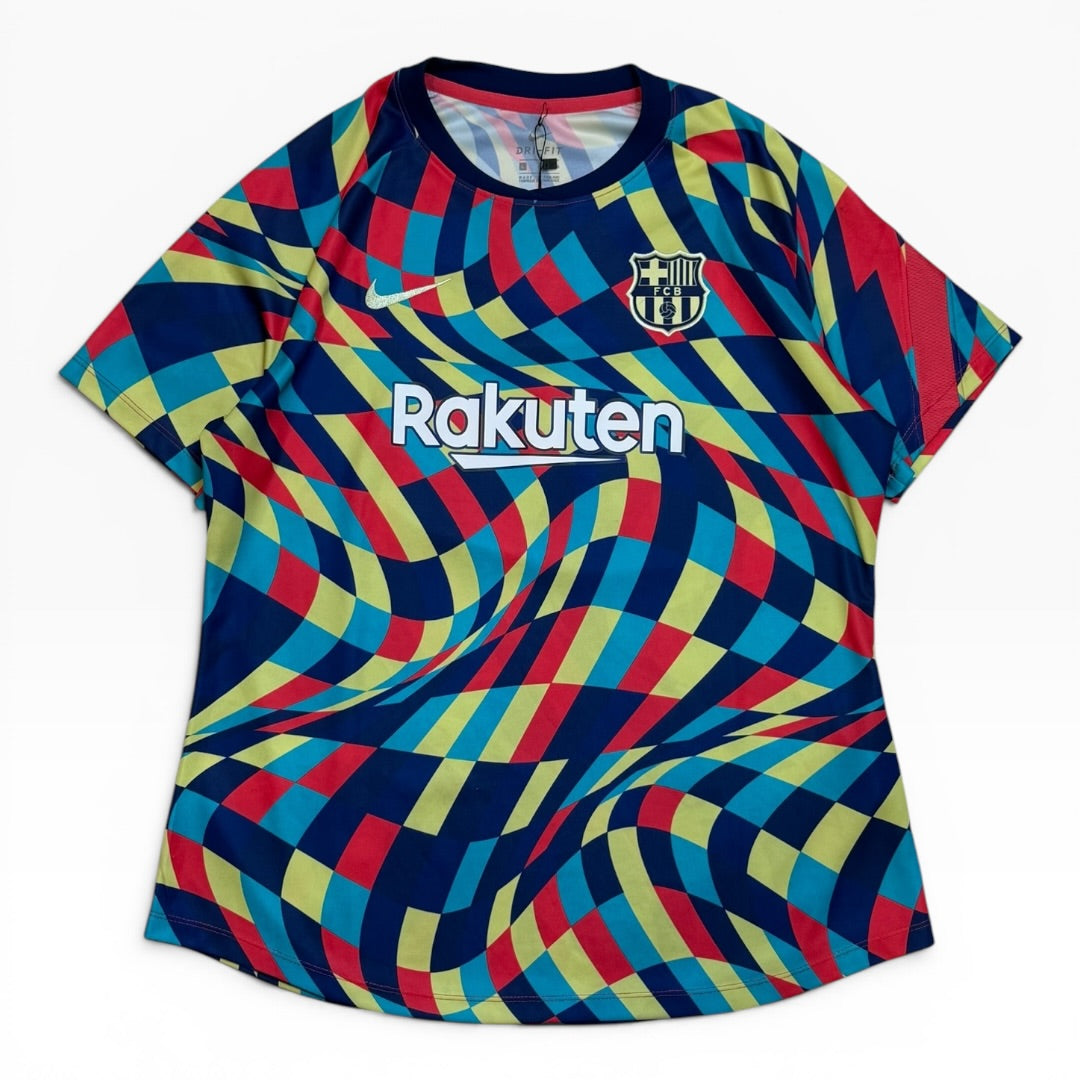 Nike FC Barcelona Rakuten Pre-Match Football Jersey
